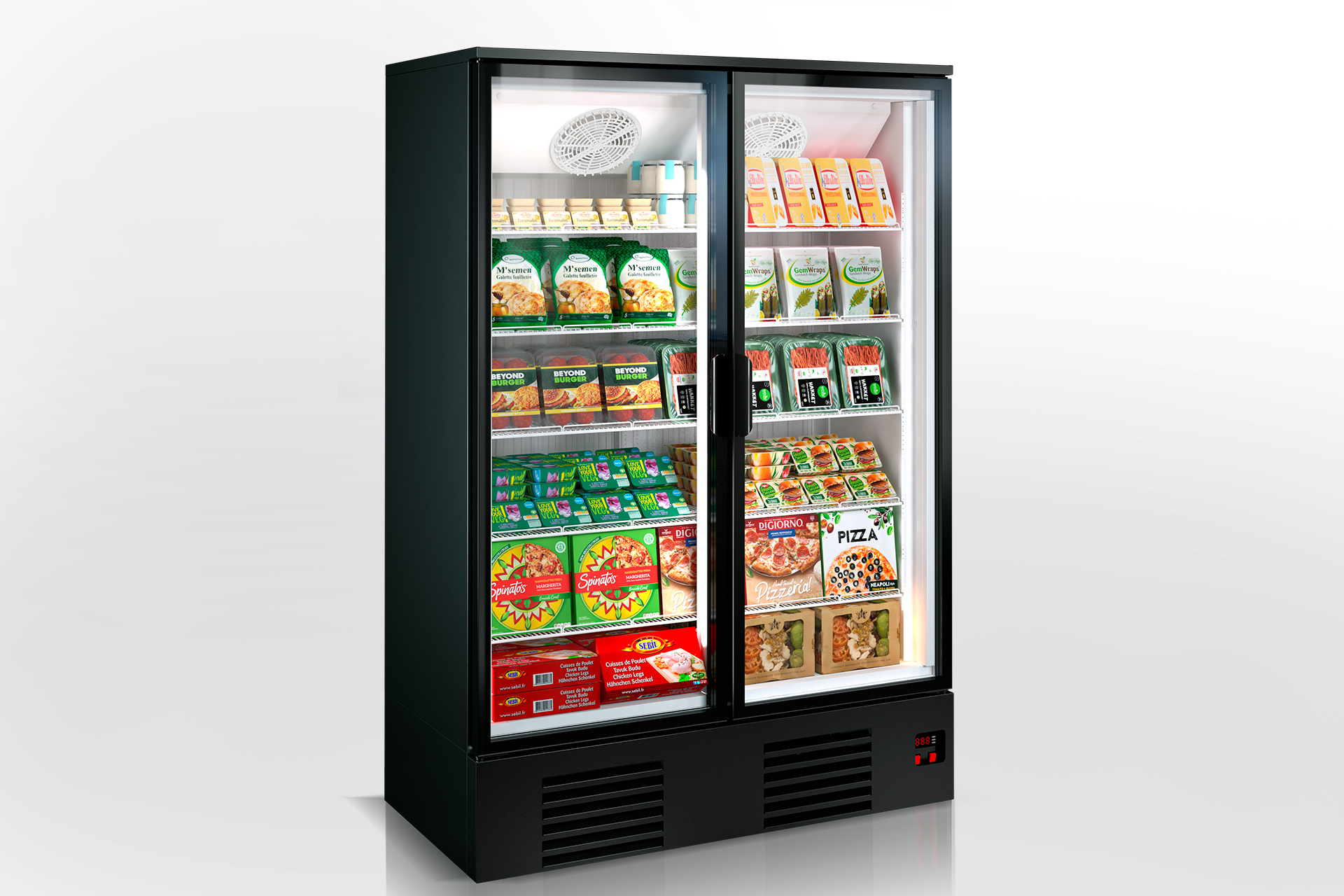 Холодильні шафи Kansas A1SG 076 LT 2HD 200-D1000-135