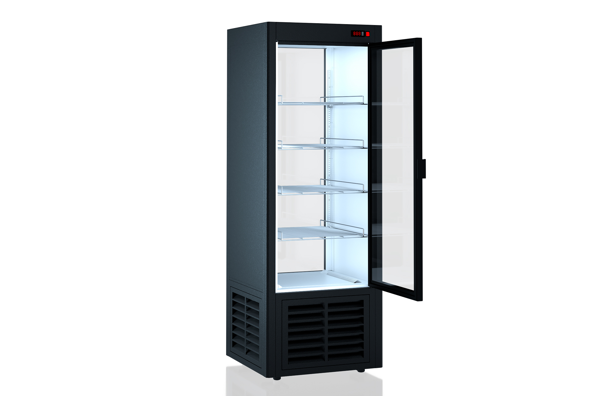 Холодильные шкафы Kansas А2SG 070 HT 1HD 210-D600A-070 (вид со стороны продавца)