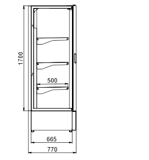 Refrigerated cabinets Kansas AZG 077 HT 2HD 210-D1600A-160