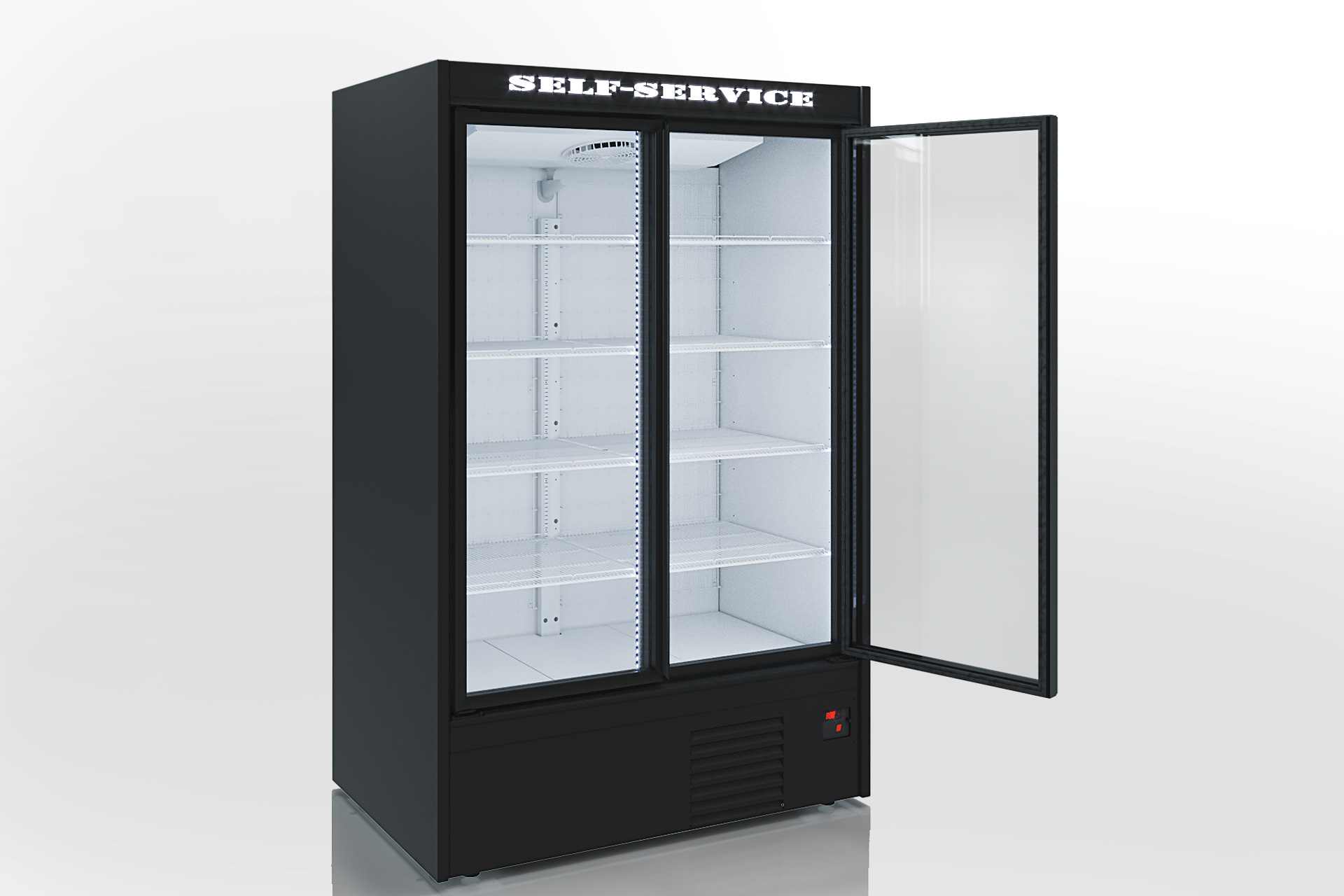 Холодильні шафи Kansas A1SG 080  HT/MT 2HD 205-D1200A-133