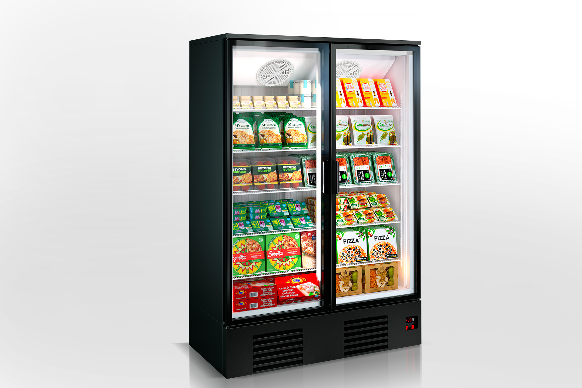 Холодильні шафи Kansas A1SG 076 LT 2HD 200-D1000-135