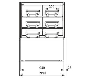Кондитерские витрины Dakota AС 081 patisserie OSP 130-DLA