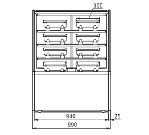 Konditorei-Vitrinen Dakota AС 081 patisserie 2 OSP 130-DLA Konditorei-Vitrinen Dakota AС 081 patisserie 2 OSP 130-DLA