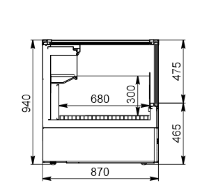 Вітрини для заморожених продуктів Alaska AH 087 LT С 094-SLA