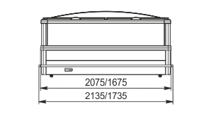 Вітрини для заморожених продуктів Yukon cube MH 160-200 LT C 088-DLM TL