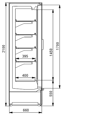 Multideck cabinets Indiana 2 cube AV 066 LT D 210-DLA Multideck cabinets Indiana 2 cube AV 066 LT D 210-DLA