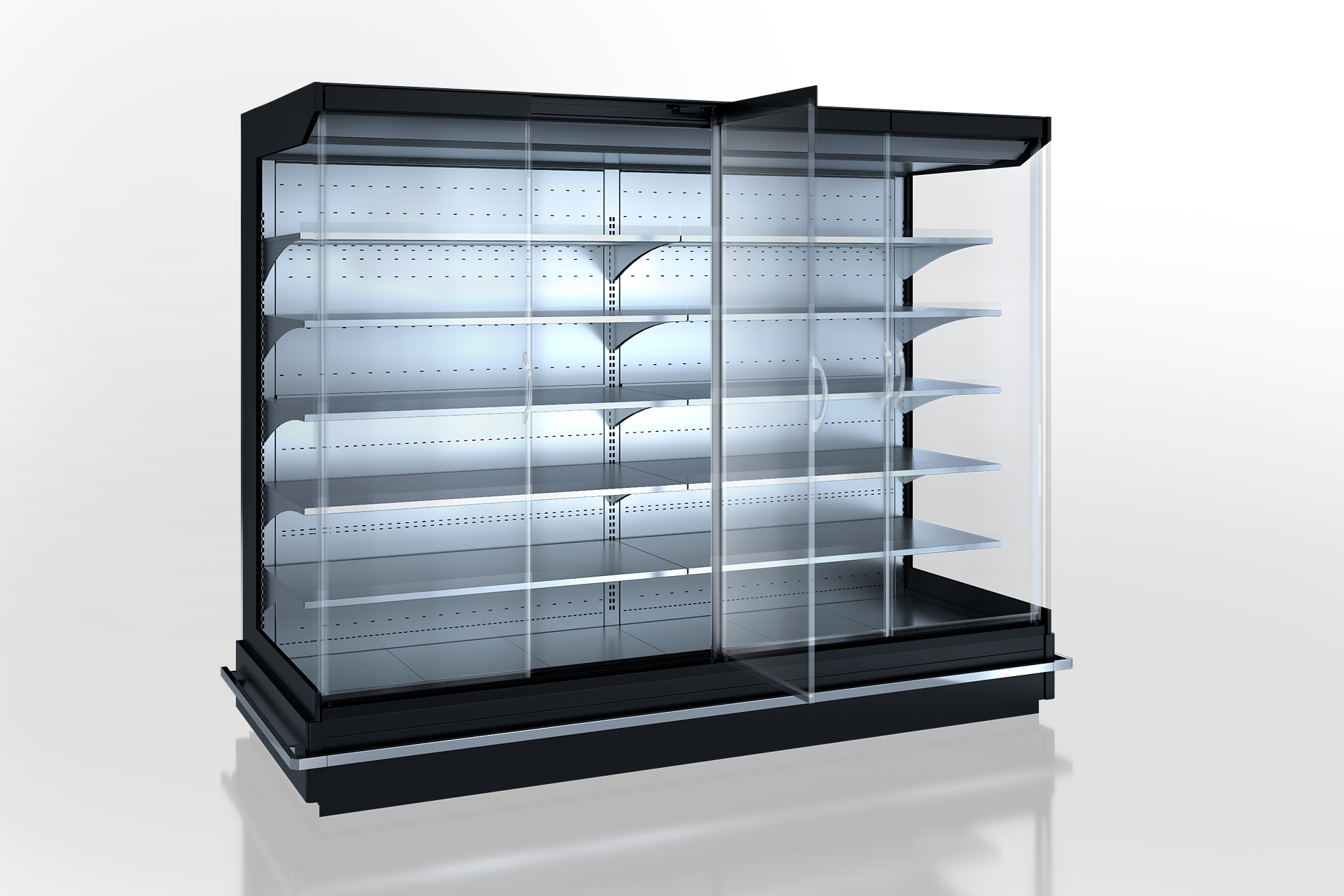 Холодильные пристенные витрины Indiana optima FG MV 105 MT D 205-DLM