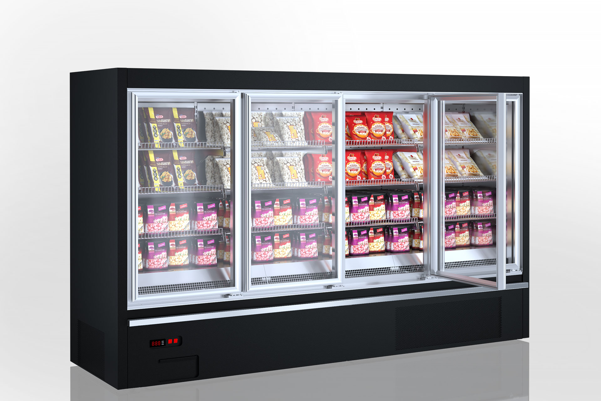 Холодильные полувертикальные витрины Indiana eco AV 070 LT D 160-DLA