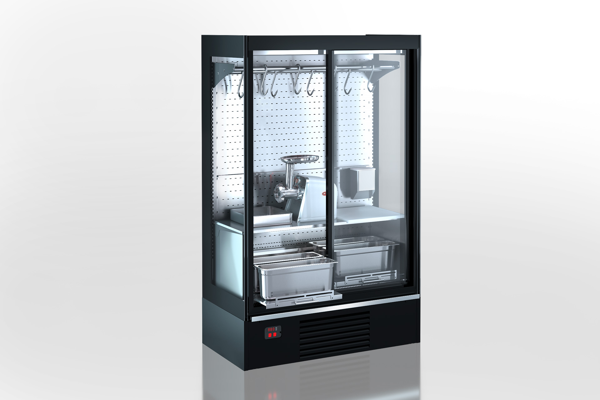 Refrigerated multideck cabinets Indiana medium AV 066 meat D 210-DLA (option)