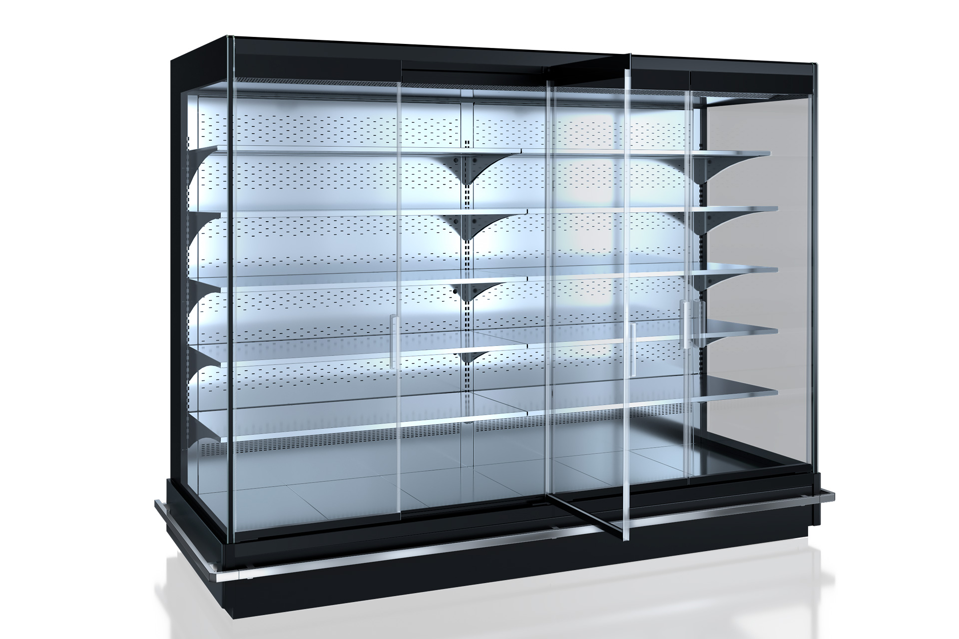 Холодильные пристенные витрины Indiana optima MV 105 MT D 205-DLM