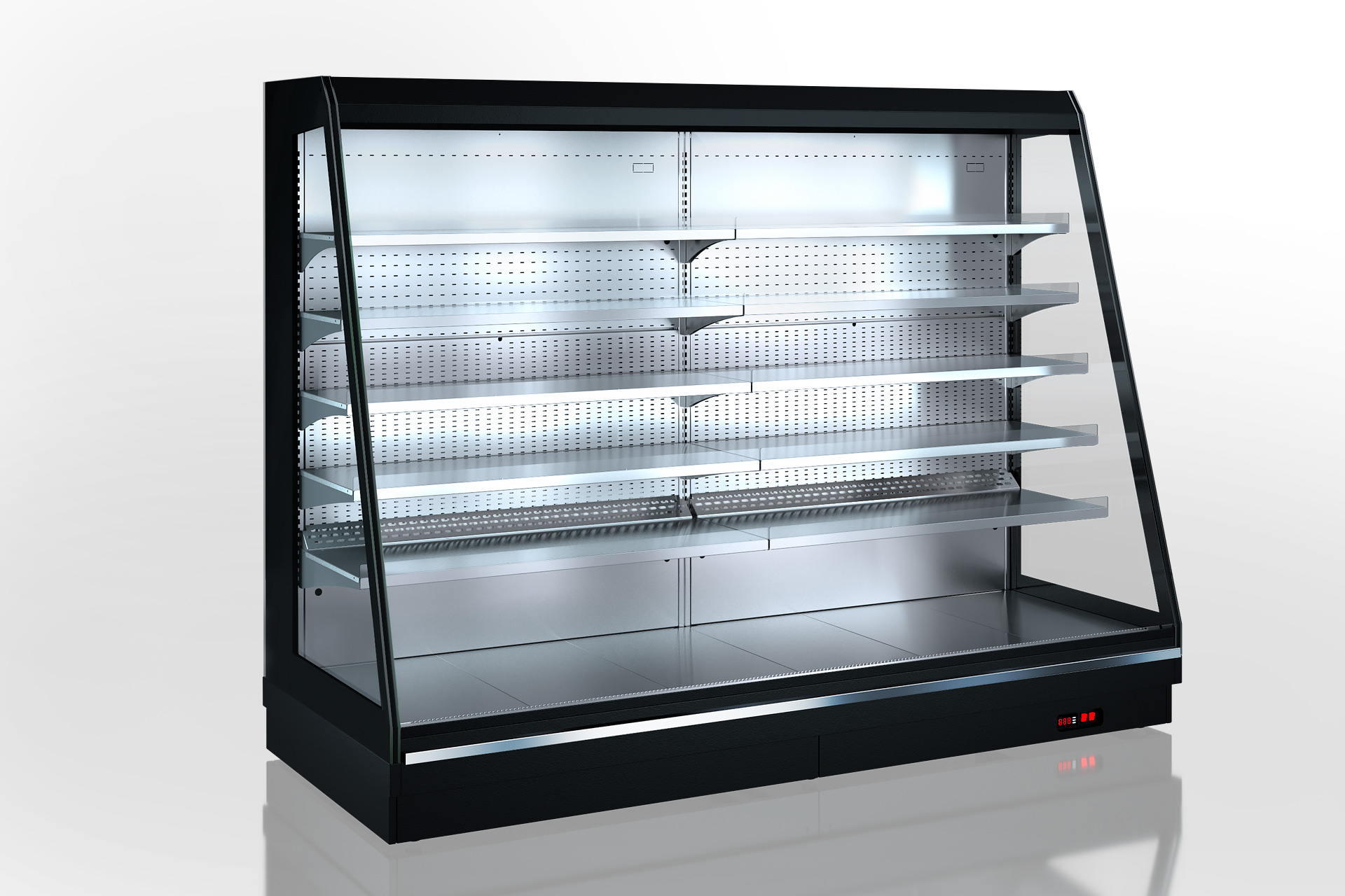 Холодильні напіввертикальні вітрини Louisiana eco MSV 105 MT O 200-DLM (Пряма боковина)