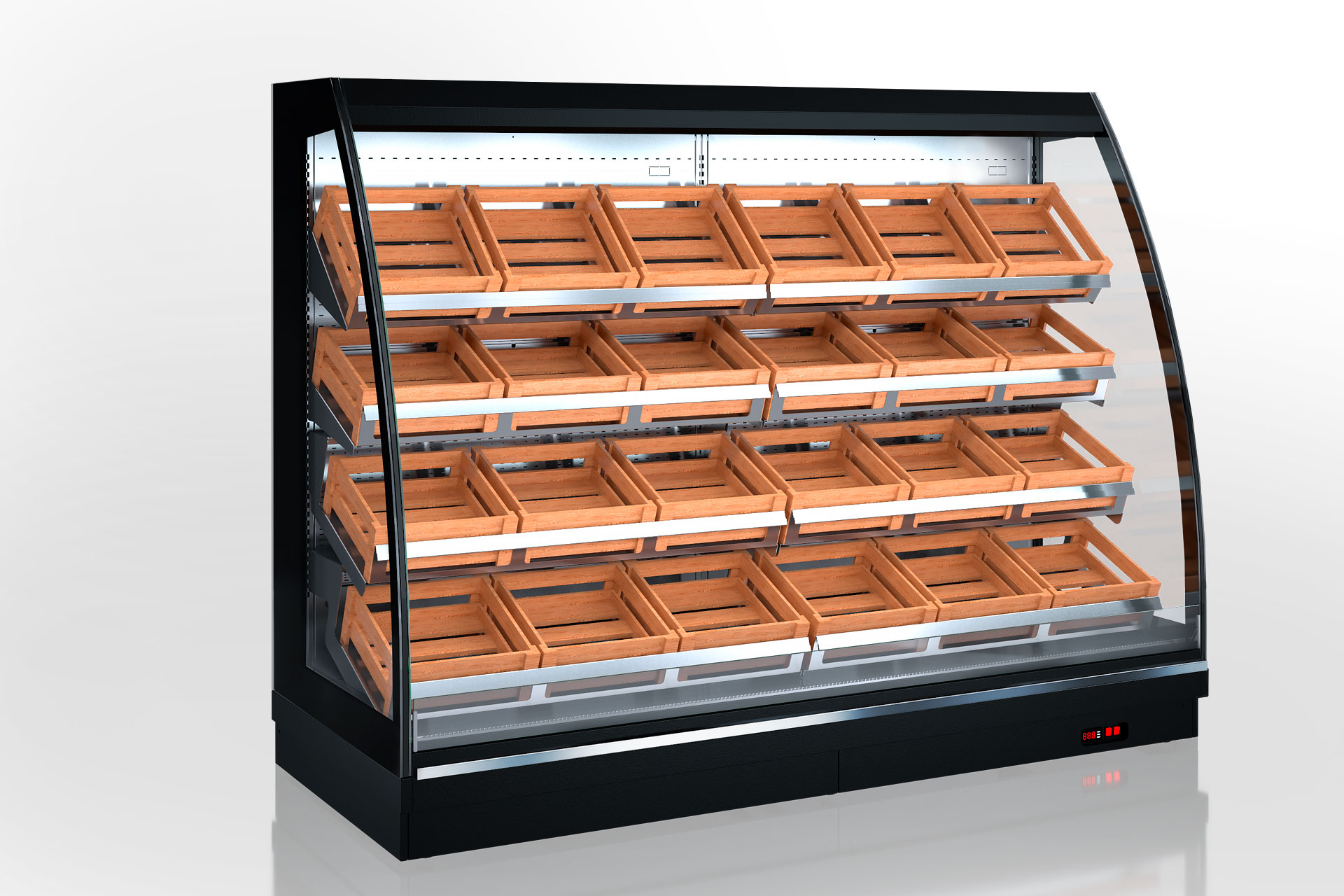 Refrigerated semi-vertical cabinets Louisiana eco MSV 105 VF O 200-DLM