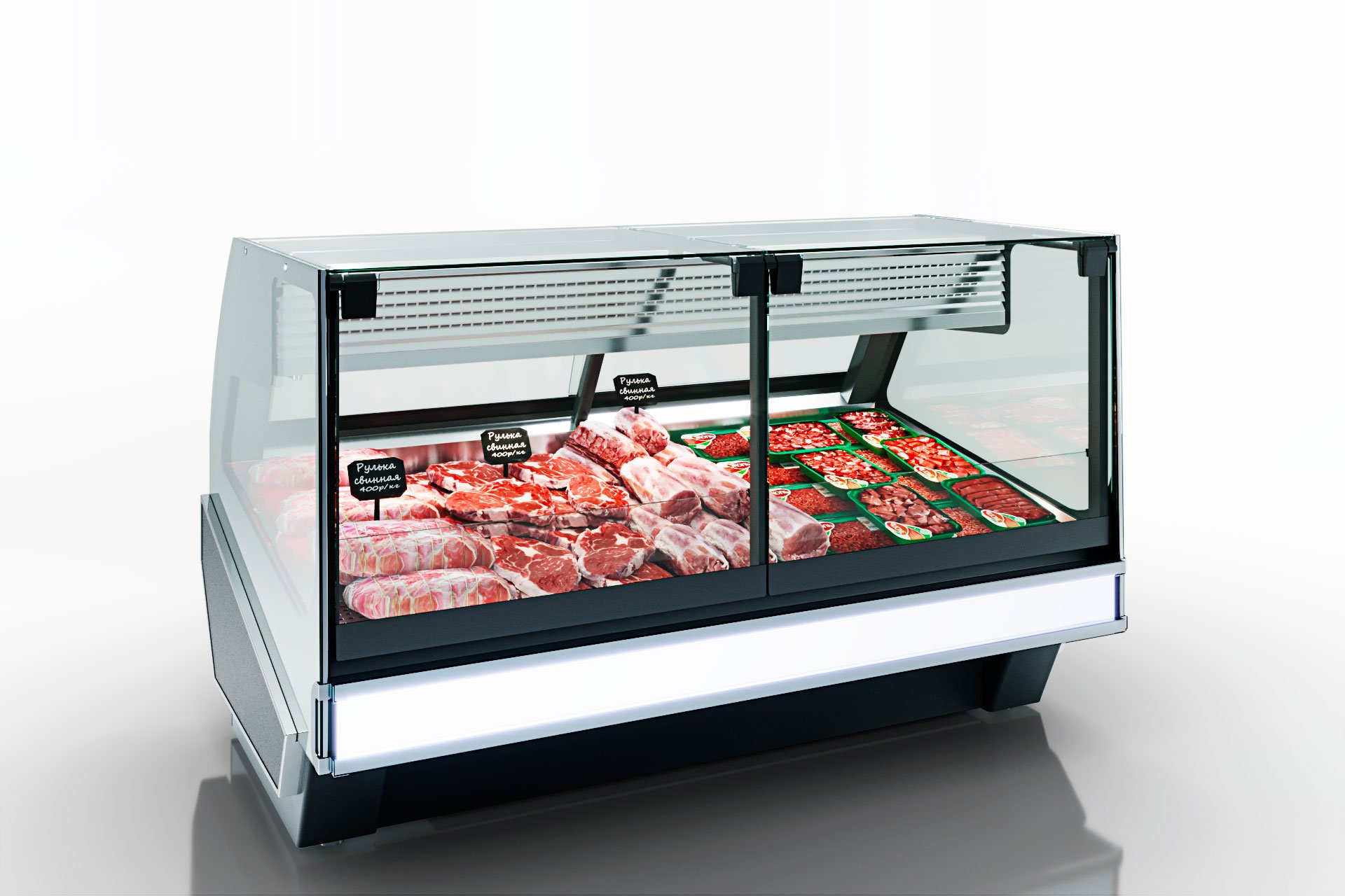 Refrigerated counters Missouri cold diamond MC 115 meat PS 121-SLM/SLA