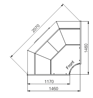 Холодильна вітрина Вітрина Missouri АC 120 deli PS 130-DBА-IR90