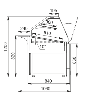 Холодильна вітрина Missouri AK 084 bakery OS 120-DLA Холодильна вітрина Missouri AK 084 bakery OS 120-DLA