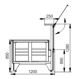 Vitrinen Missouri NC 120 PS 130-ES23