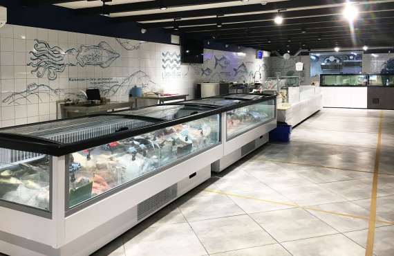 Горизонтальные витрины Alaska AH 100 LT C 094-SLA