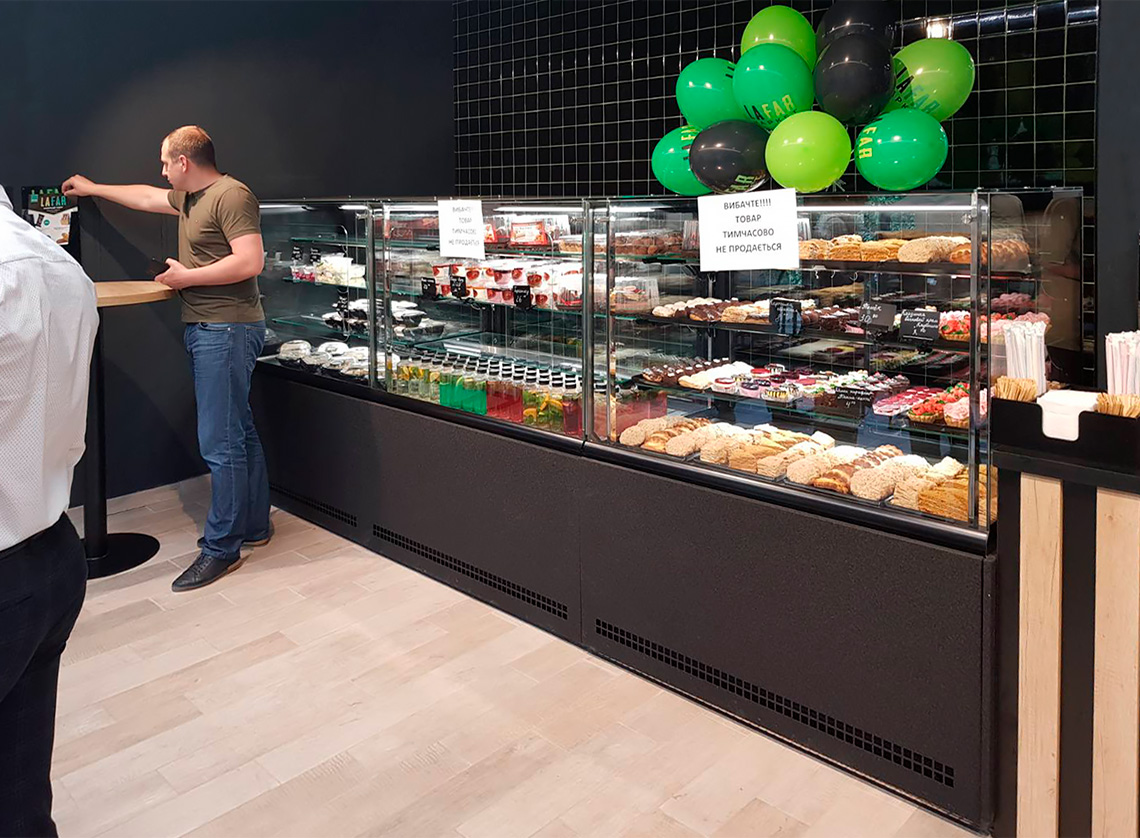 Кондитерські вітрини Dakota AC 085 patisserie OS 150-DLA, Dakota AC 085 patisserie self 150-DLA