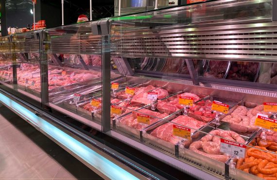 Спеціалізовані вітрини для продажу м'яса Missouri cold diamond MC 115 meat PS 121-SLM