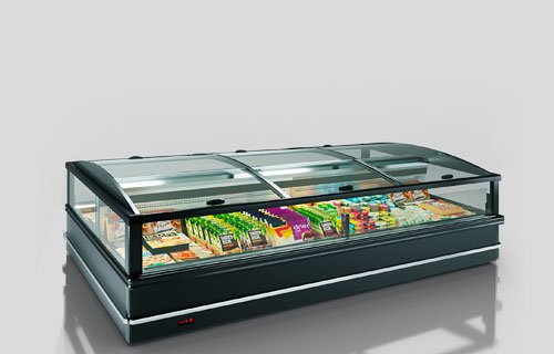 Horizontal Kühlvitrinen für Gefriergüter Yukon cube MH 160/200 LT O/C M