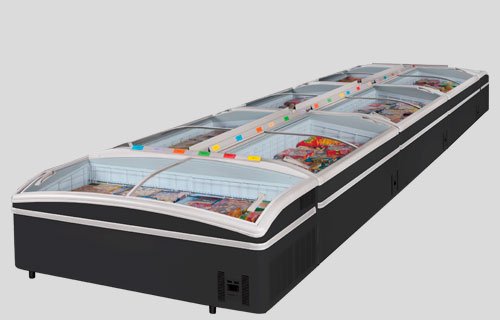Horizontal Kühlvitrinen für Gefriergüter Super AH 092 LT C A