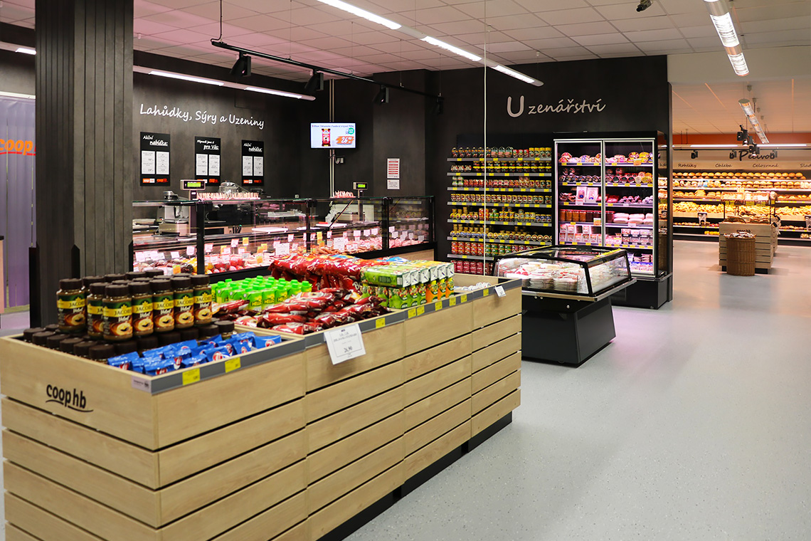 Counters Missouri MC 120 deli PS 130-DBM, promotional merchandiser Virginia AK 096 deli self 083-DLA, multideck cabinet Indiana medium AV 085 LT D 210-DLM