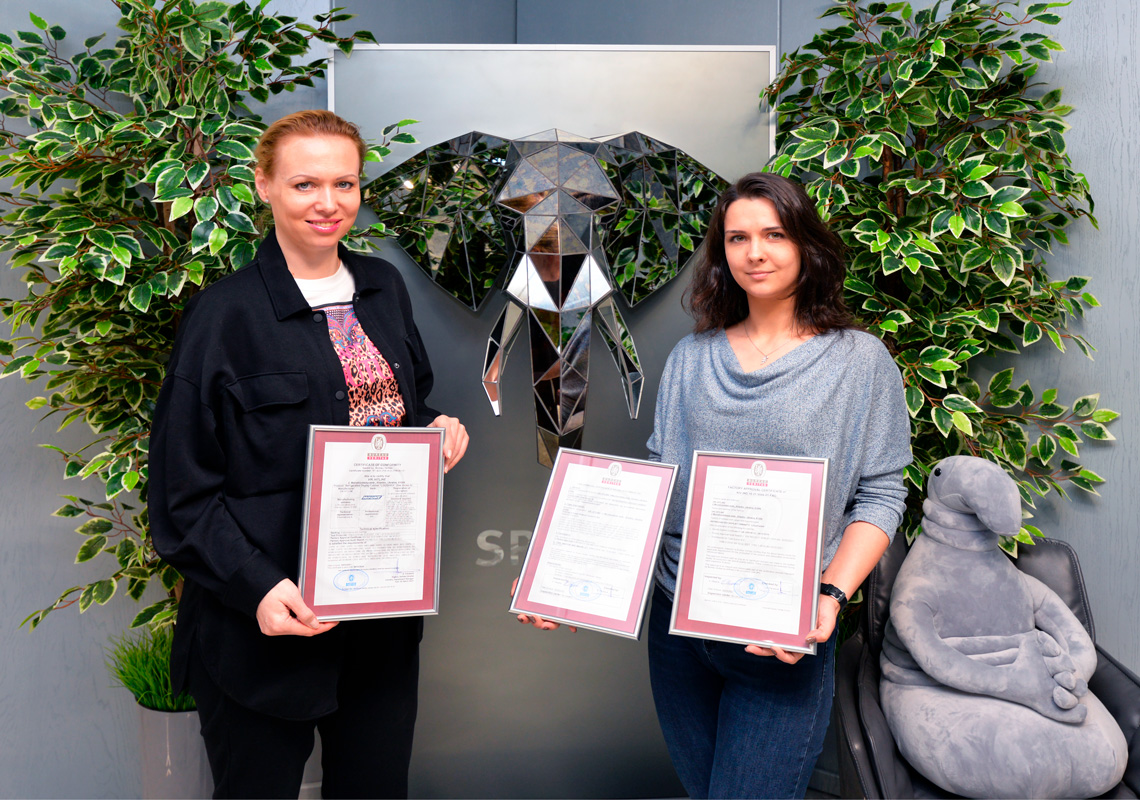 Сертифікат відповідності Bureau Veritas