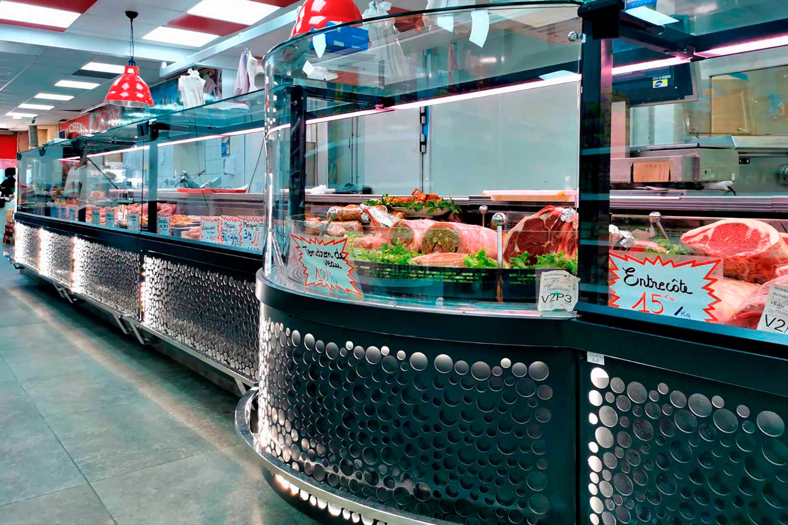 Холодильні вітрини Missouri MC 120 M, магазин OTM у Франції
