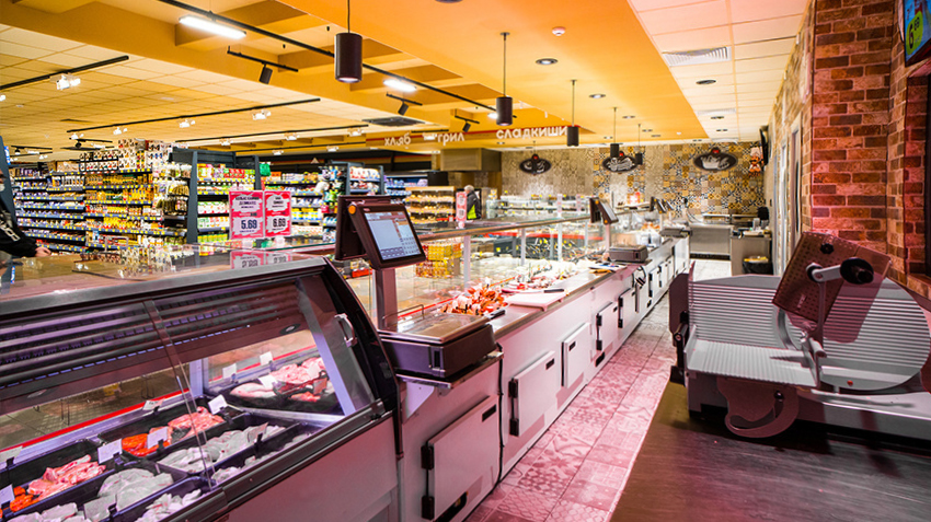 Specialized counters for fish and seafood sales Missouri MC 120 fish PS 130-SPLM, Specialized units for meat sales Missouri MC 120 MEAT PS, Counters Missouri MC 120 DELI PS