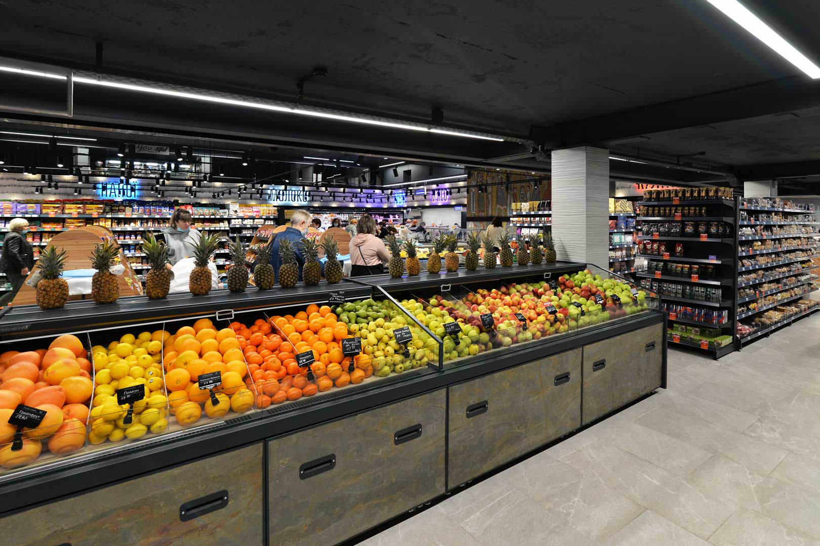 Спеціалізовані вітрини для продажу овочів та фруктів Мissouri MC 110 deli VF PP self 110, супермаркет "Сім’я"