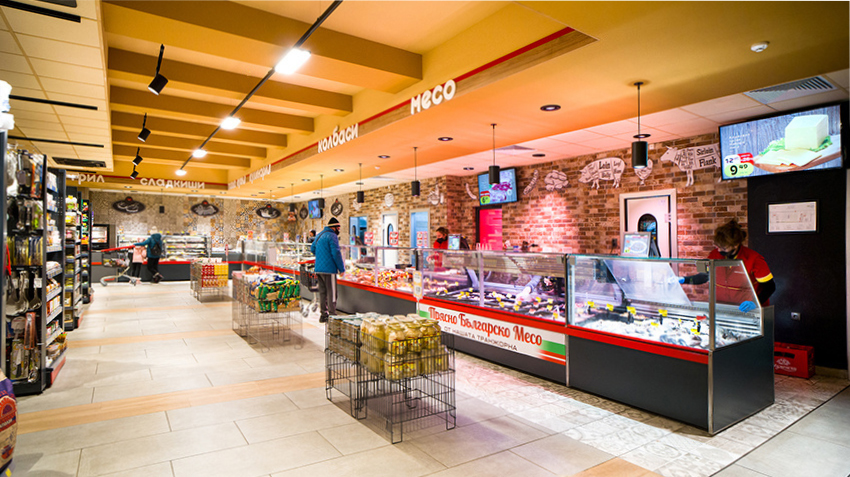 Specialized counters for fish and seafood sales Missouri MC 120 fish PS 130-SPLM, Specialized units for meat sales Missouri MC 120 MEAT PS, Counters Missouri MC 120 DELI PS