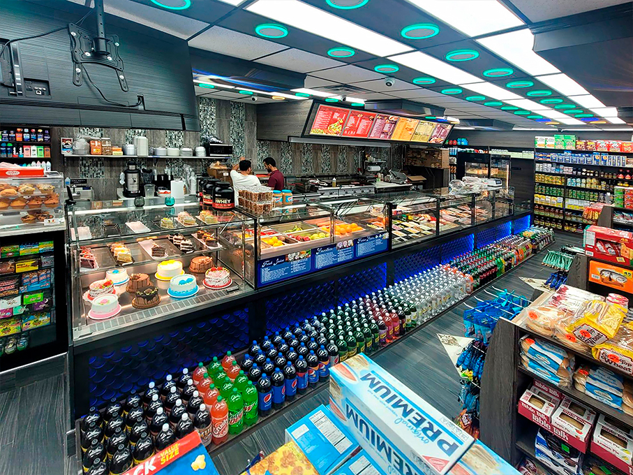 Refrigerated counters Missouri MC 120 PS, convenience stores USA (USA) 