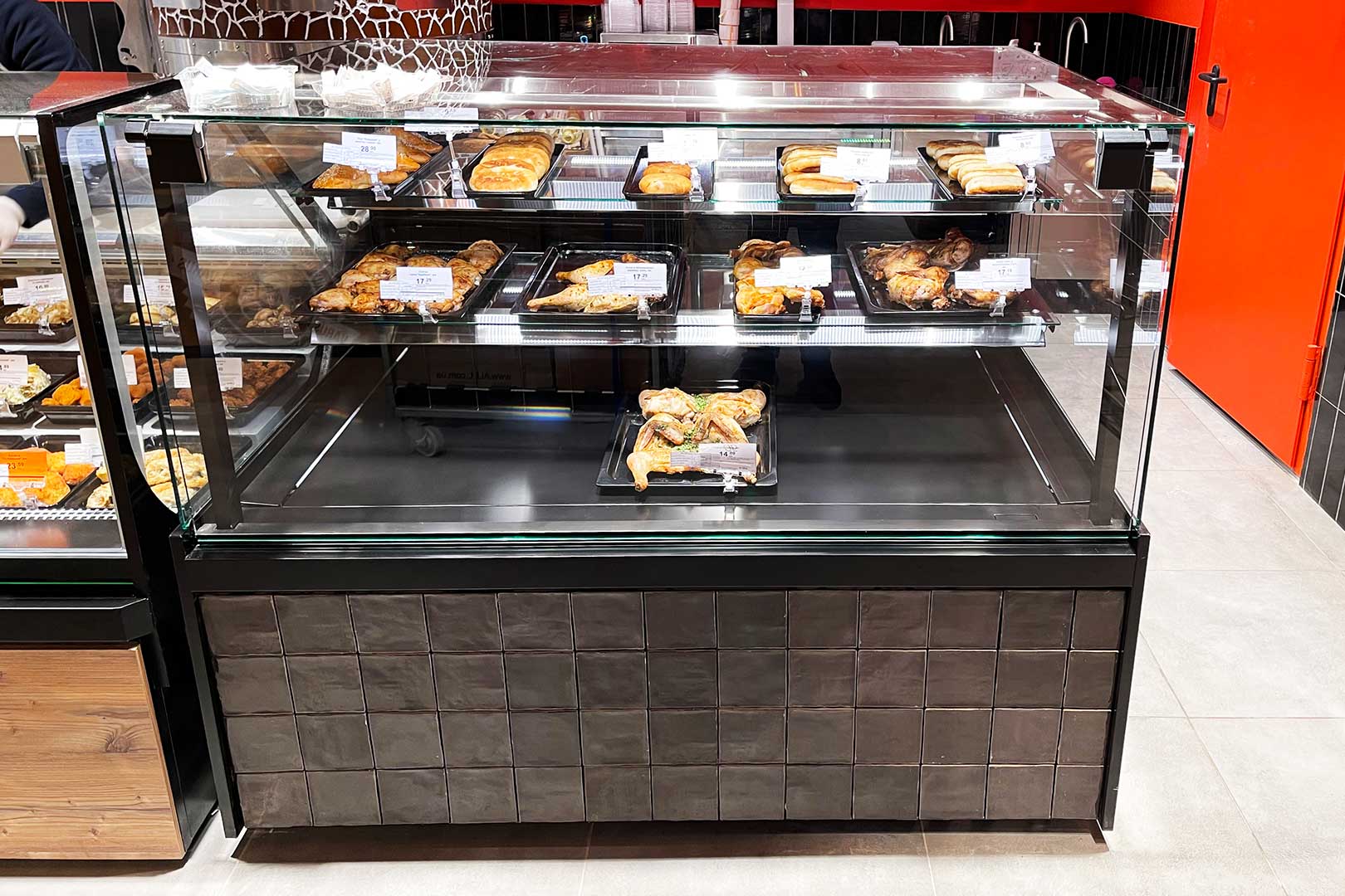 Специализированная витрина для горячих блюд Missouri NC 120 heat VS PS, супермаркет VARUS