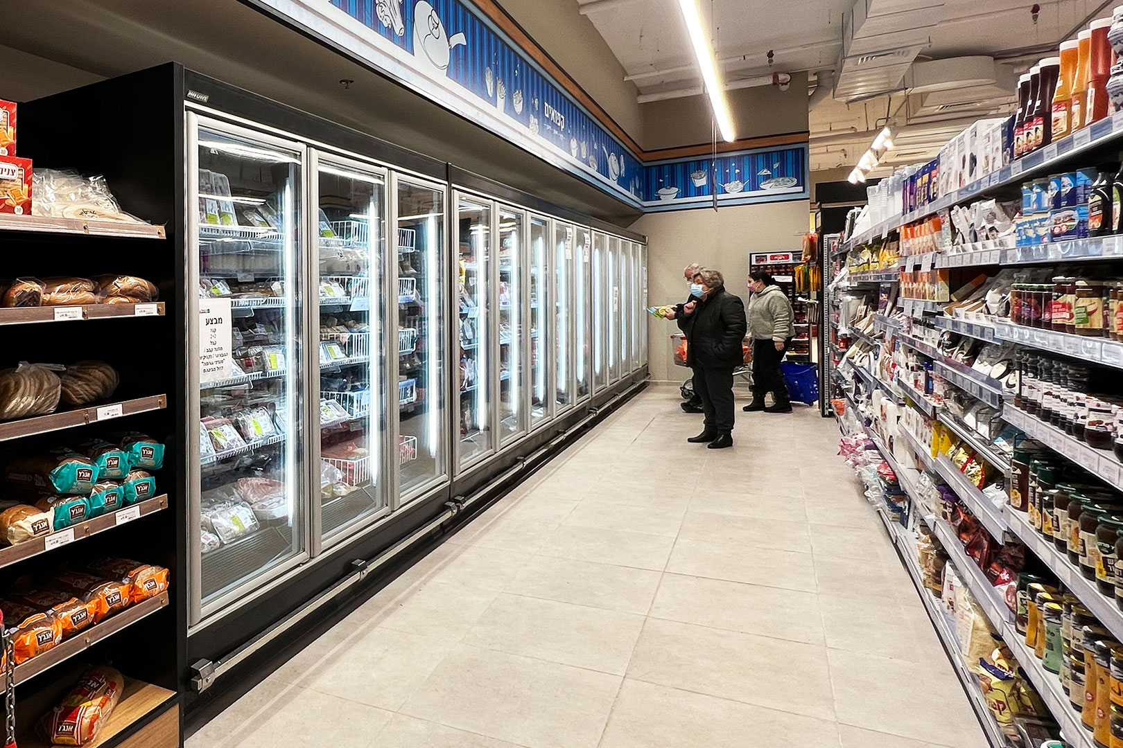 Витрины для замороженных продуктов Louisiana MV 090 LT D M, магазин (Израиль)