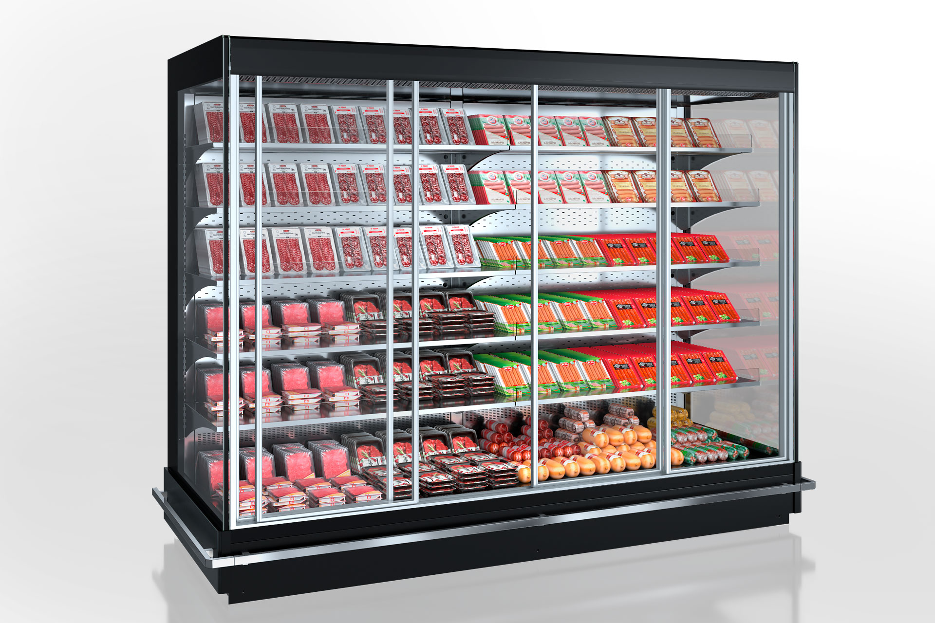 Refrigerated multideck cabinets Louisiana 2 MV 105 MT D 205-DLM