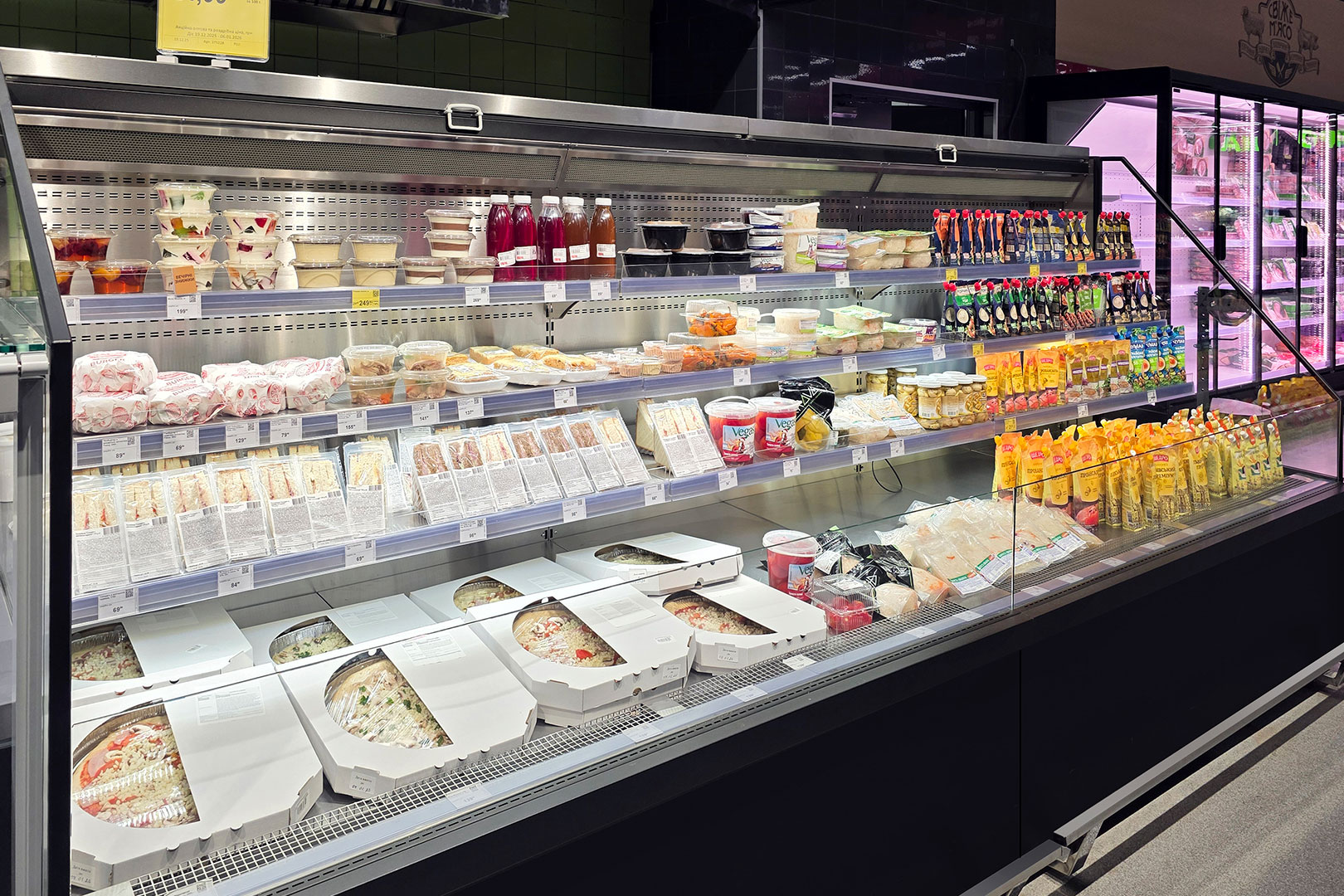 Холодильная витрина Missouri MC 120 cascade self 160-DLM, гипермаркет Fozzy, Черновцы Холодильная витрина Missouri MC 120 cascade self 160-DLM, гипермаркет Fozzy, Черновцы