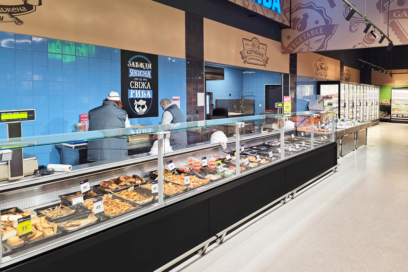 Холодильные витрины Missouri MC 120 deli PS 130-DLM, гипермаркет Fozzy, Черновцы Холодильные витрины Missouri MC 120 deli PS 130-DLM, гипермаркет Fozzy, Черновцы