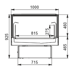 Вітрина для заморожених продуктів Alaska G2 AH 100 LT/MT C 093-DLA