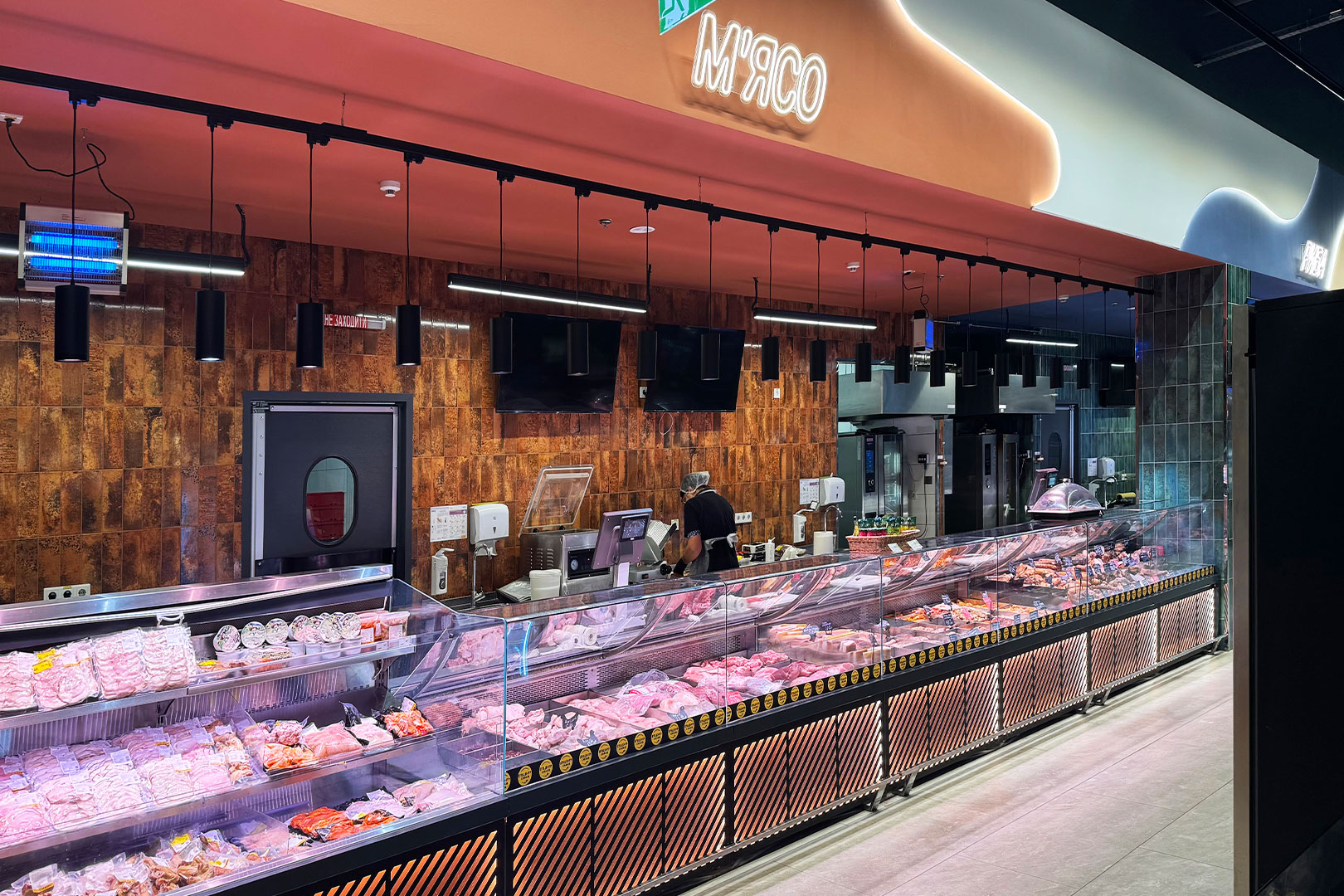 Refrigerated counters Missouri MC 120 cascade self 130-DLM, Missouri MC 120 deli OS 120-DBM, Food Market supermarket, Vinnytsia Refrigerated counters Missouri MC 120 cascade self 130-DLM, Missouri MC 120 deli OS 120-DBM, Food Market supermarket, Vinnytsia