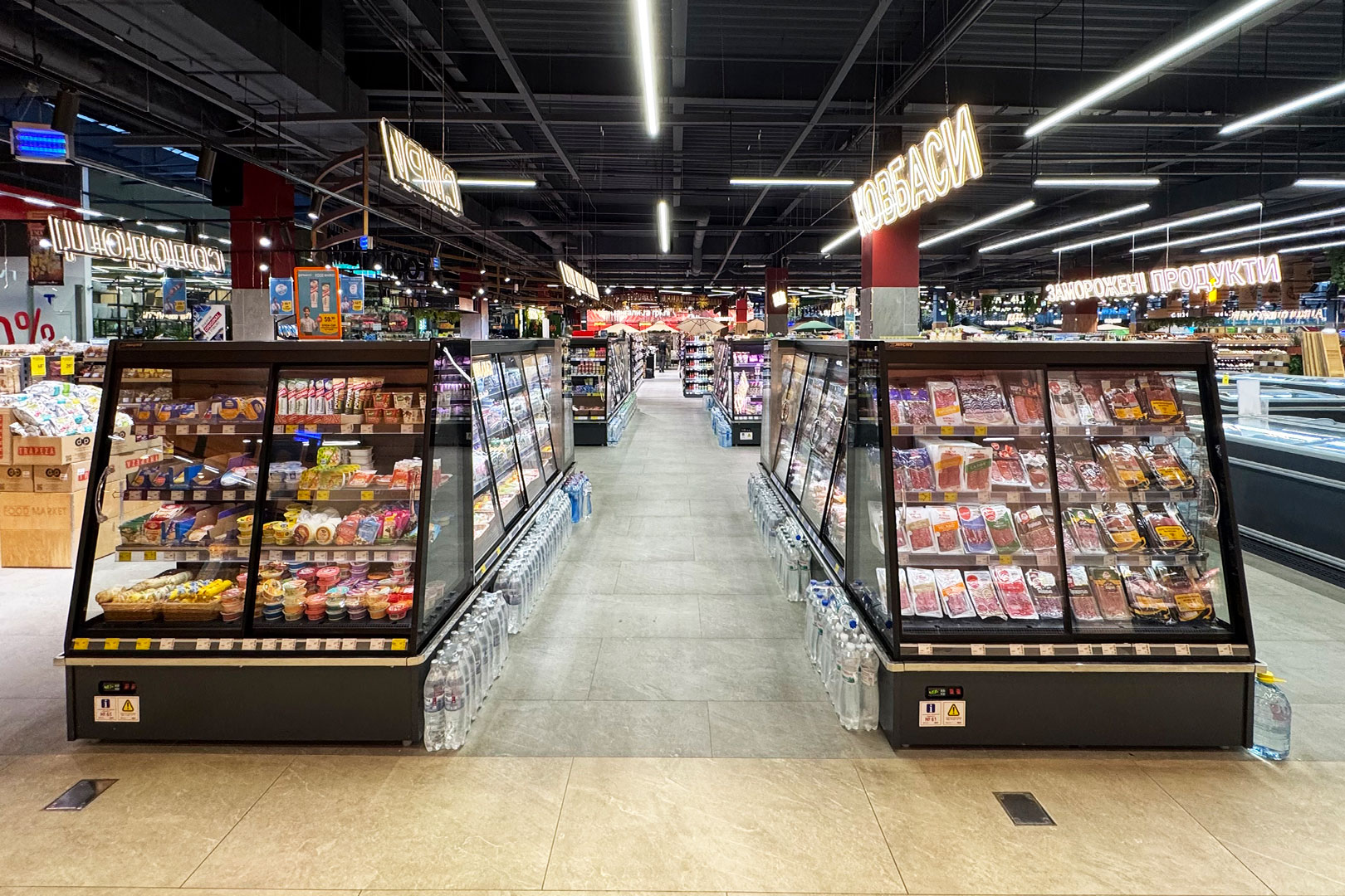Semi-vertical cabinets Indiana eco ASV 070 MT D 160-DLM, Food Market supermarket, Vinnytsia Semi-vertical cabinets Indiana eco ASV 070 MT D 160-DLM, Food Market supermarket, Vinnytsia
