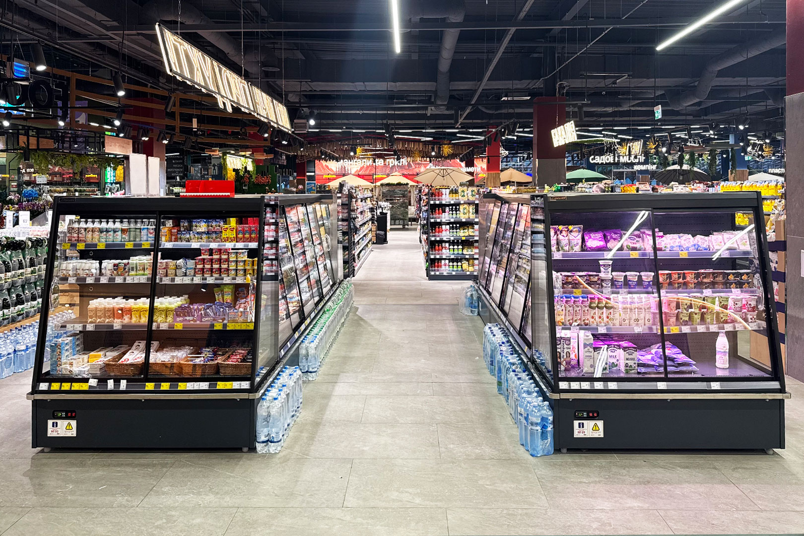 Semi-vertical cabinets Indiana eco ASV 070 MT D 160-DLM, Food Market supermarket, Vinnytsia Semi-vertical cabinets Indiana eco ASV 070 MT D 160-DLM, Food Market supermarket, Vinnytsia