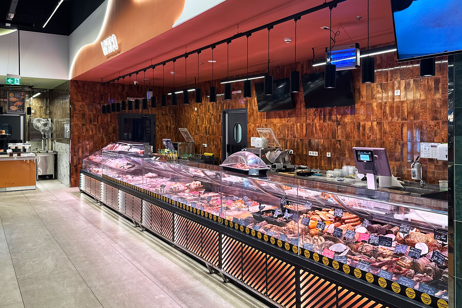 Refrigerated counters Missouri MC 120 cascade self 130-DLM, Missouri MC 120 deli OS 120-DBM, Food Market supermarket, Vinnytsia Refrigerated counters Missouri MC 120 cascade self 130-DLM, Missouri MC 120 deli OS 120-DBM, Food Market supermarket, Vinnytsia